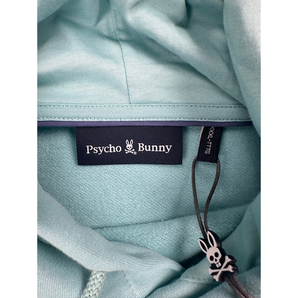 Psycho Bunny Gage Felt Patch Pullover Hoodie — Size 3XL
