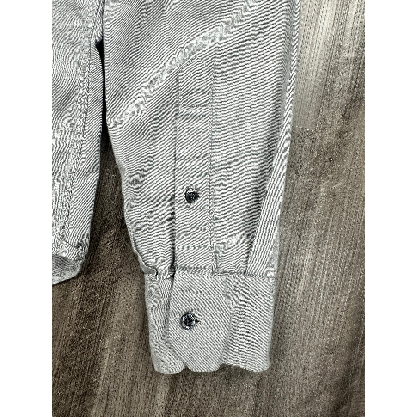 Teddy Stratford Two Pocket Organic Long Sleeve Shirt in Gray — Size 1 (US Small) // Preowned