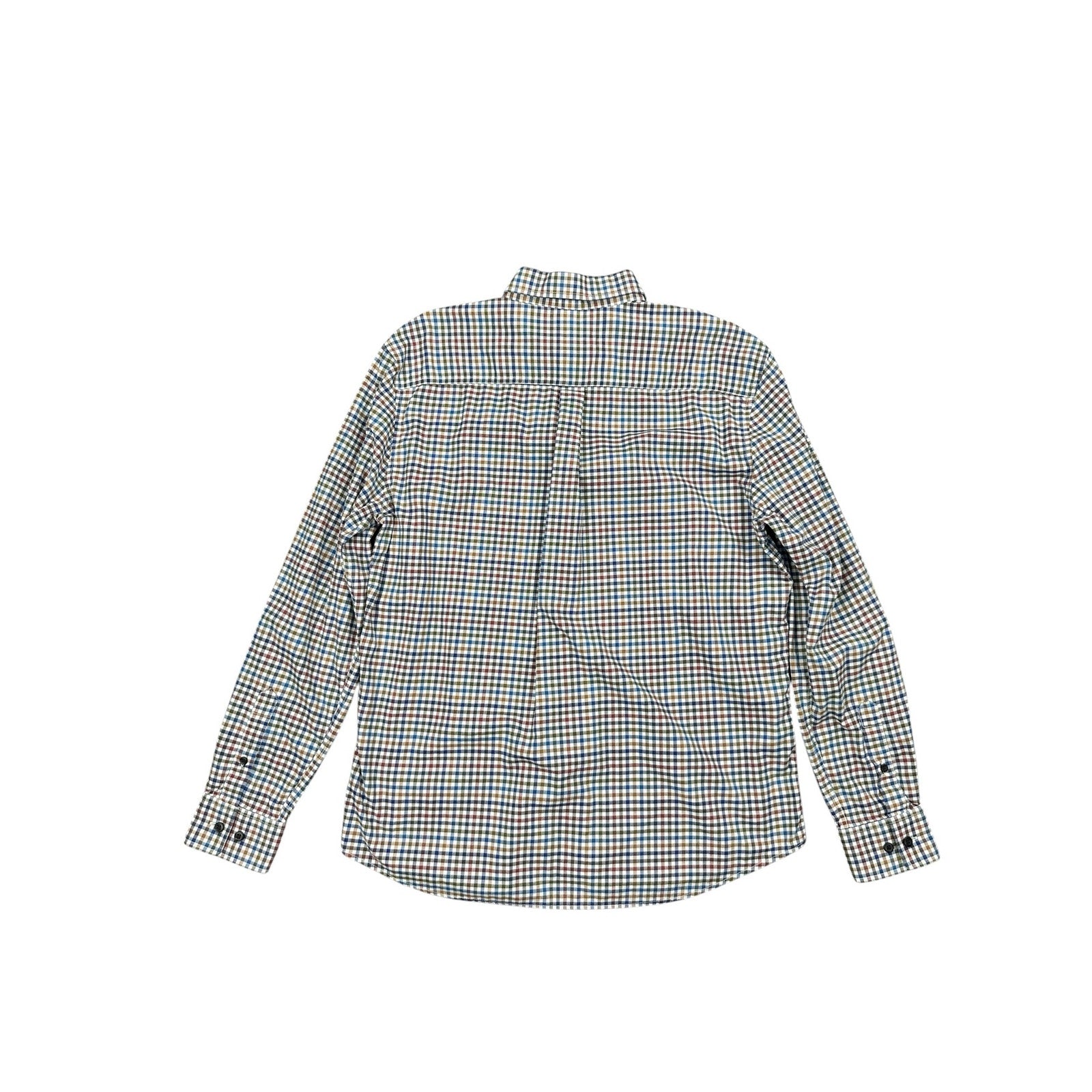 Johnnie-O Todd Checkered Hangin' Out Sport Shirt in Evergreen — Size Medium // Preowned
