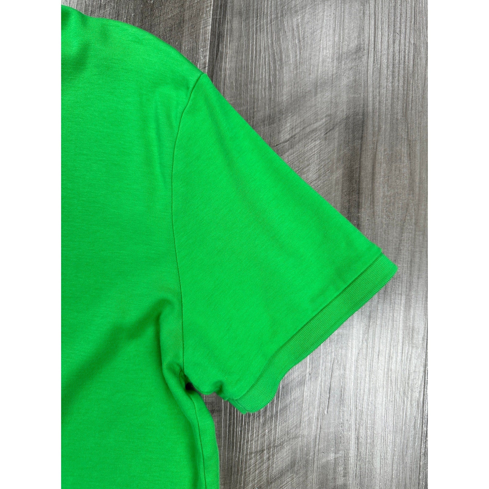 Polo Ralph Lauren Pima Soft Touch Interlock Polo in Light Bright Green — Size Medium // Preowned
