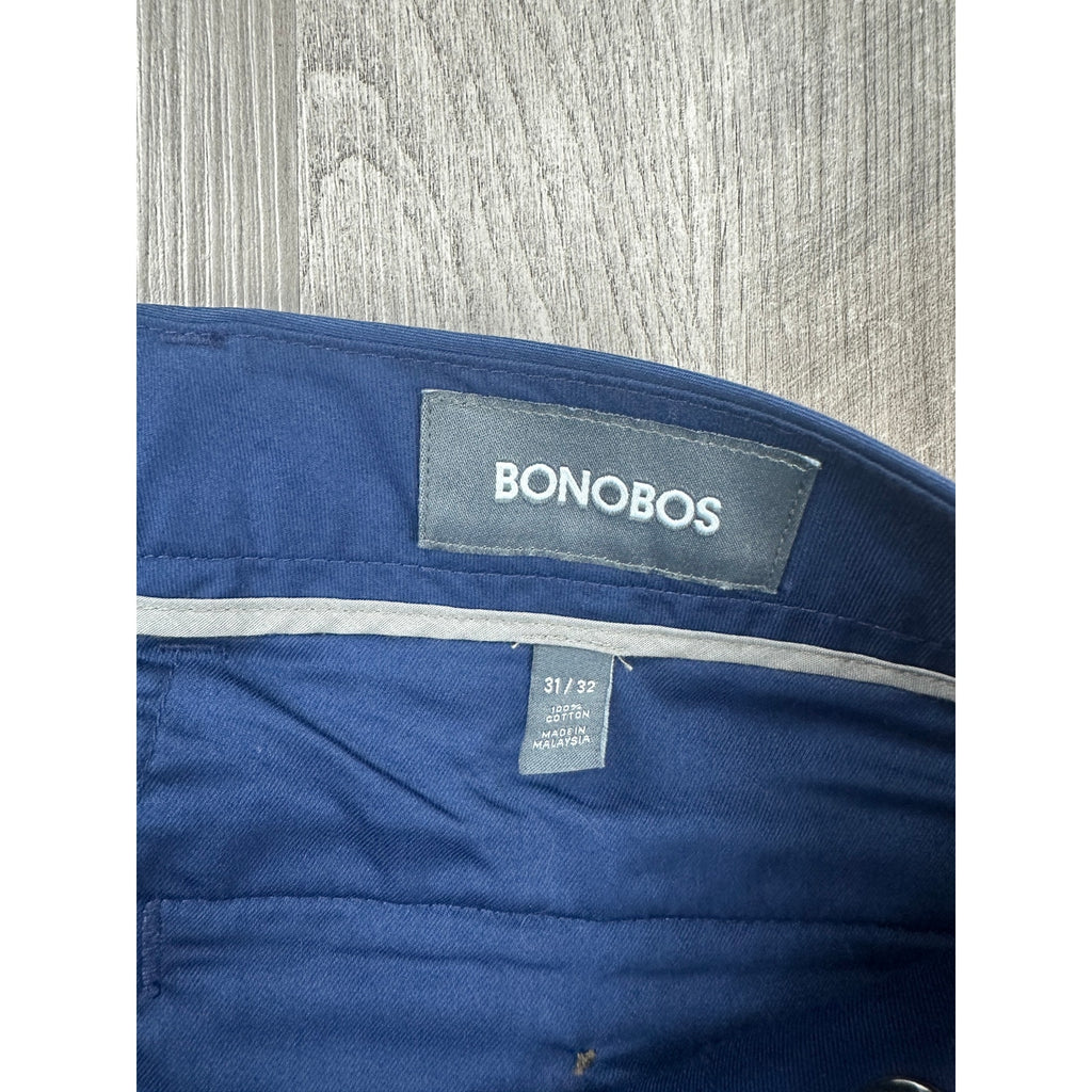 Bonobos Monday Straight Chino Pant in Navy Blue — 31x32
