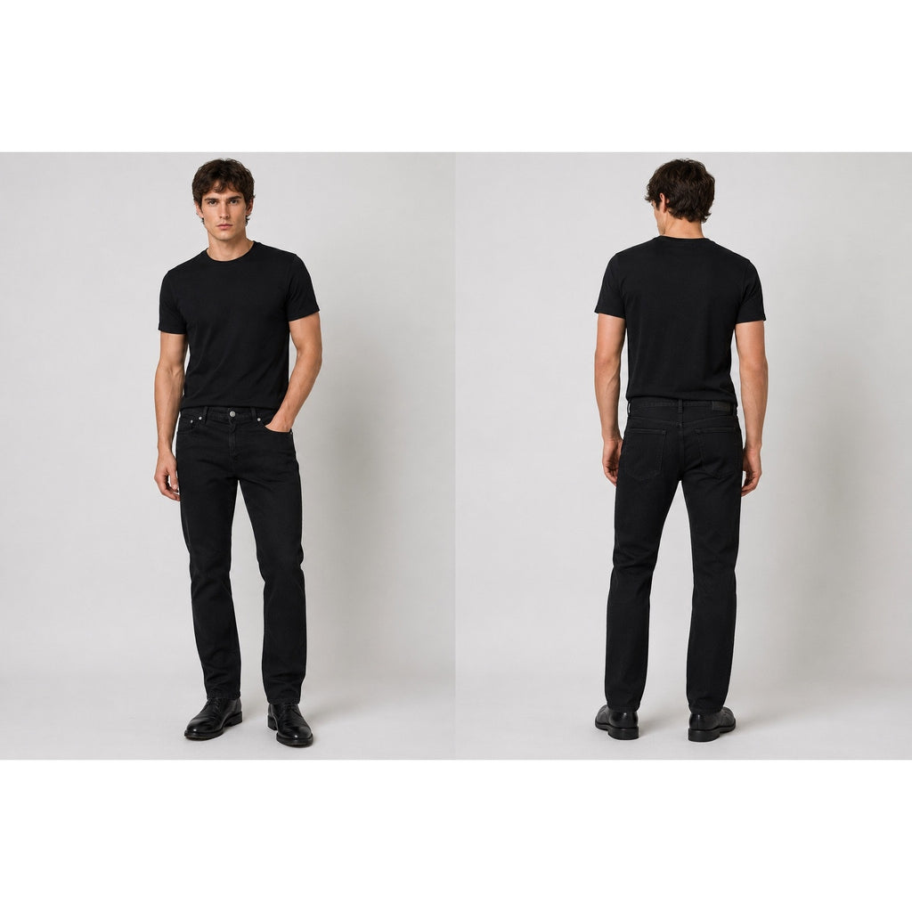 Mott and Bow Straight Barclay Jean in Black — Size 36x32 // Preowned