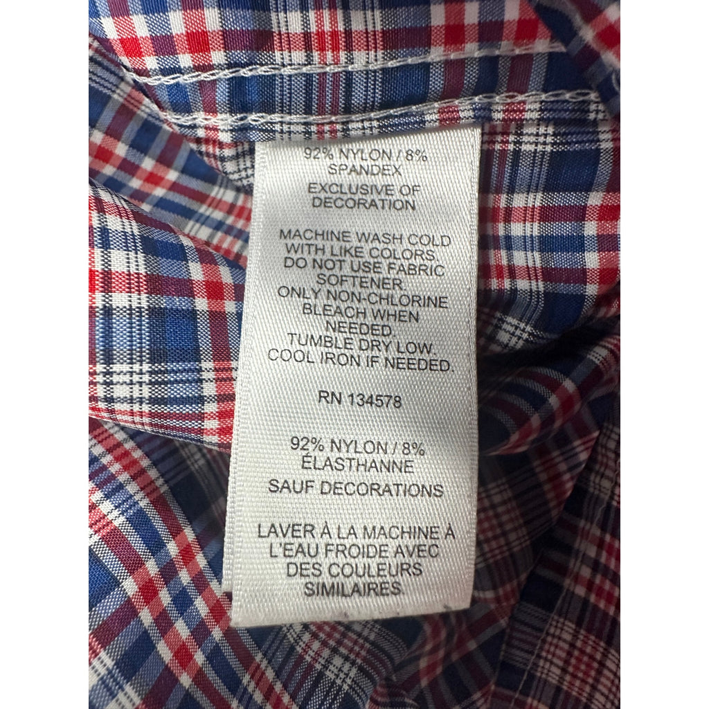 Vineyard Vines Performance Plaid Classic Fit Whale Shirt — Size 2XL // Preowned