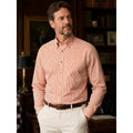 Robert Talbott Estate Trim Fit Striped Long Sleeve Button Down - Medium