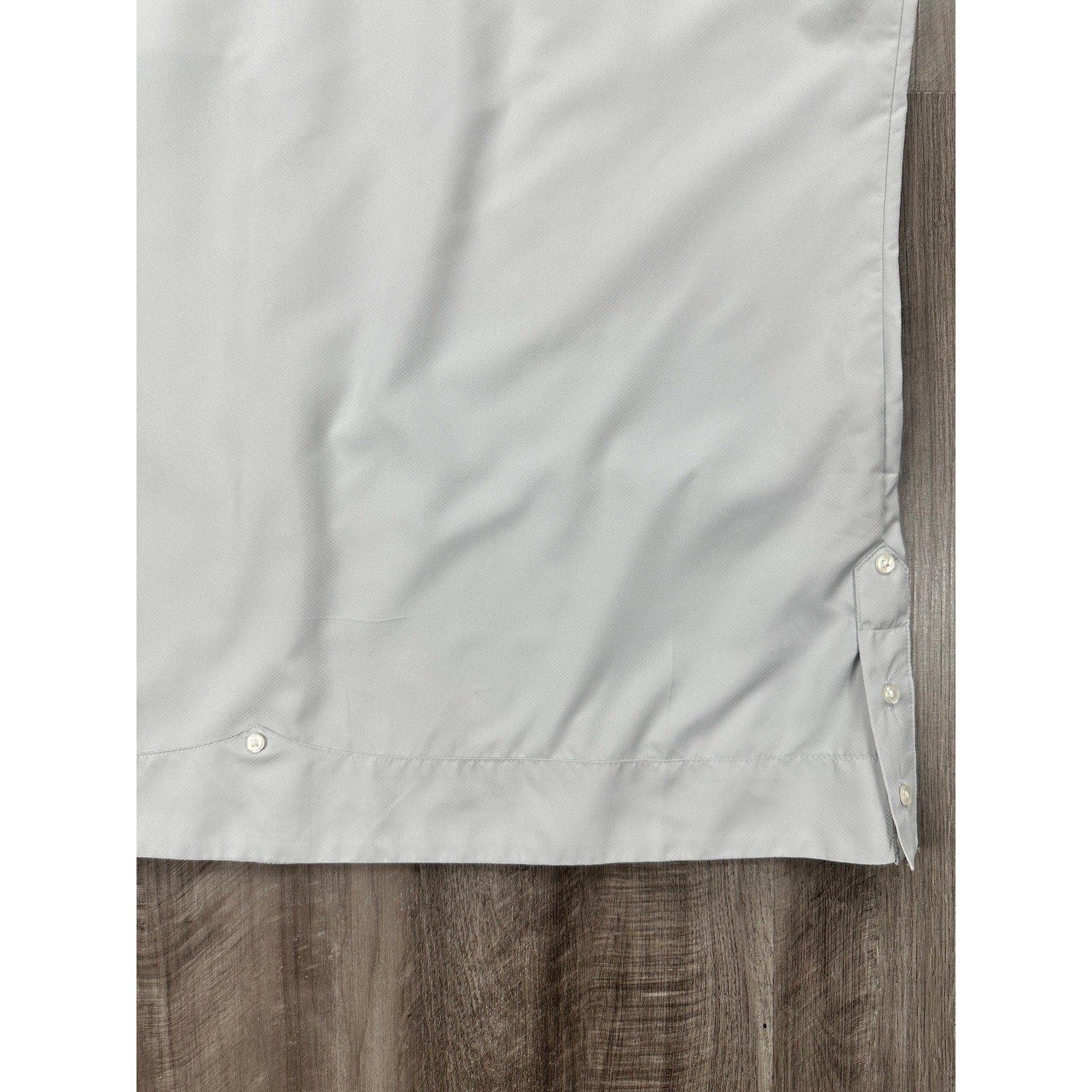 Texas Standard Guayabera Libre Western Performance Shirt in Gray and Orange — Size XL // Preowned