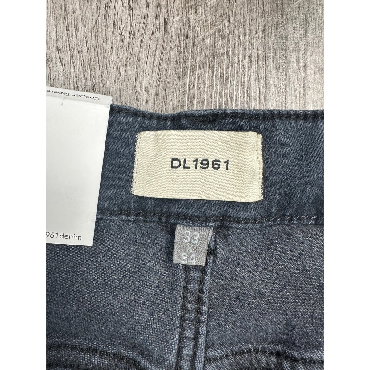 DL1961 Cooper Tapered Slim Jeans — Size 33x34