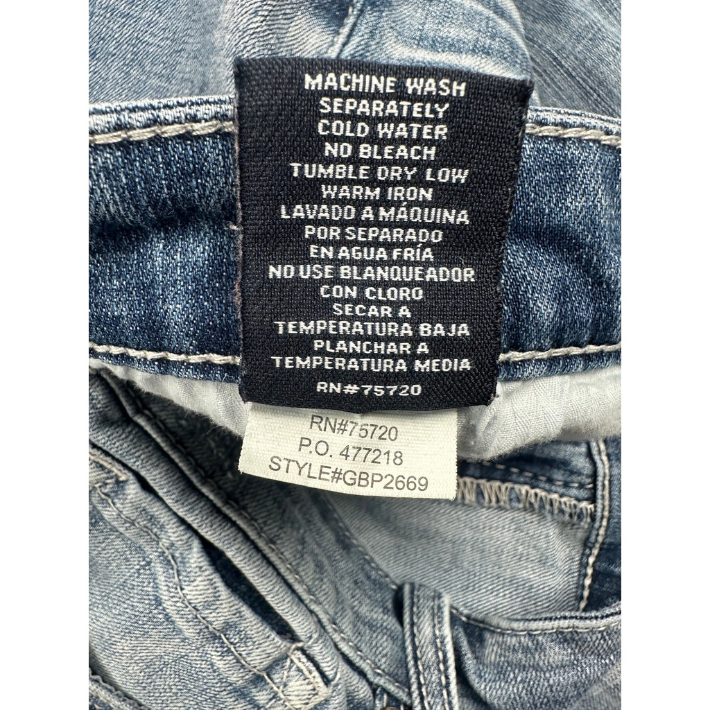 BKE Nolan Straight Leg Stretch Jean in Blue — Size 38x32 // Preowned
