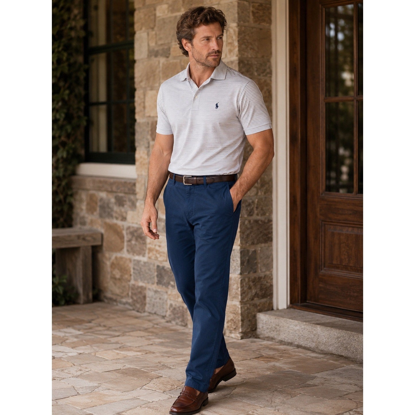 Polo Ralph Lauren Coolmax Performance Tailored Fit Golf Pants in Navy — Size 31x30