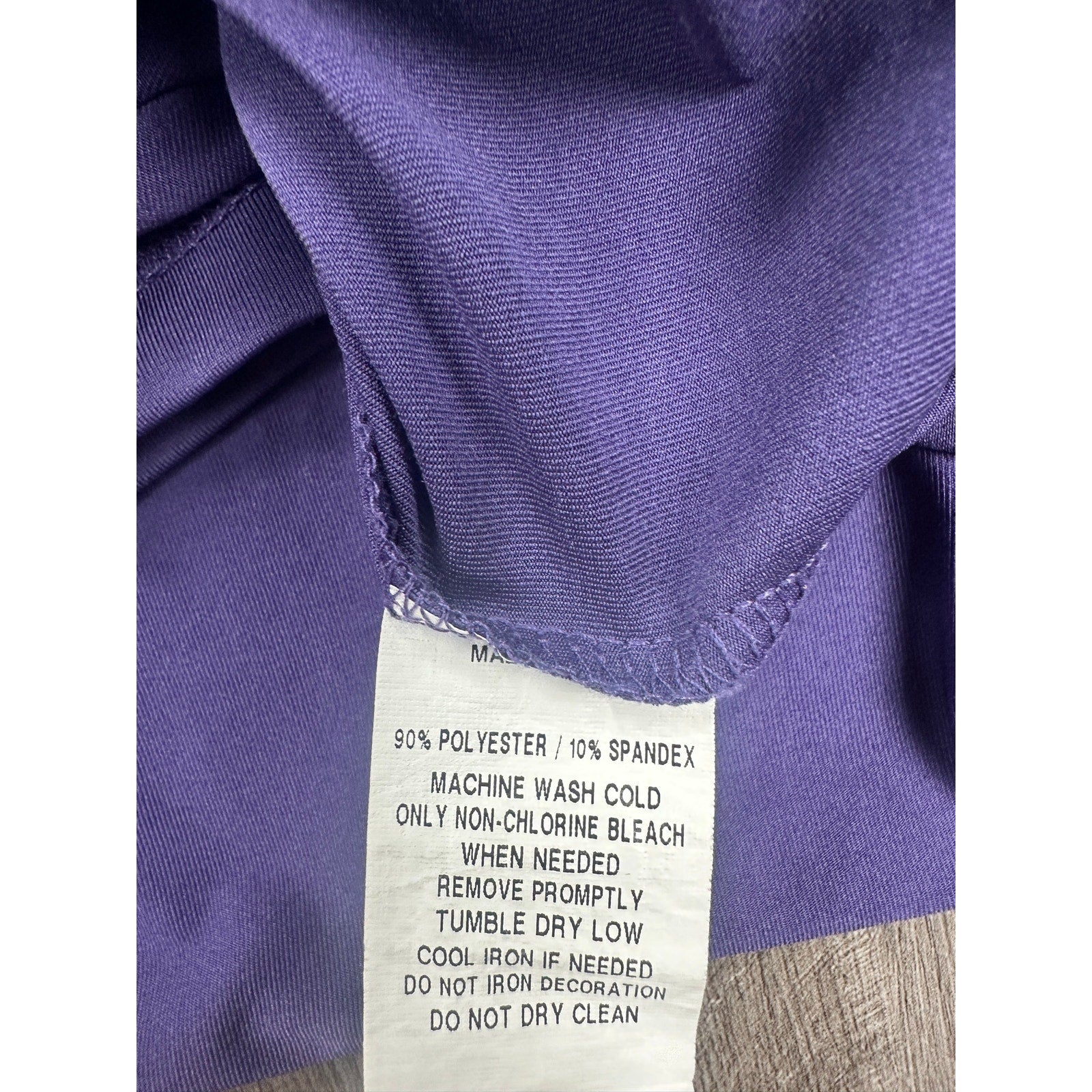 Greyson Performance Golf Polo with Knit Collar in Purple — Size Large // Preowned