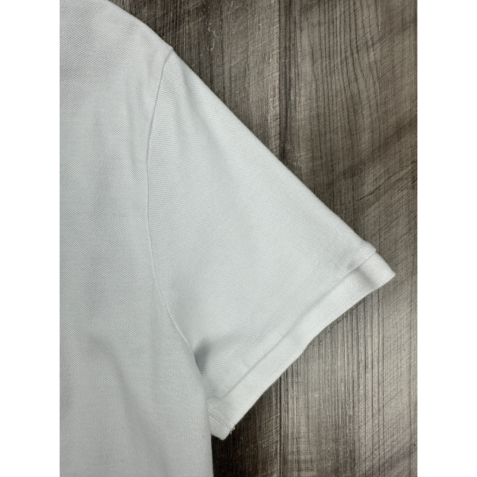 Polo Ralph Lauren Custom Slim Fit Mesh Knit Polo in White — Size Large // Preowned