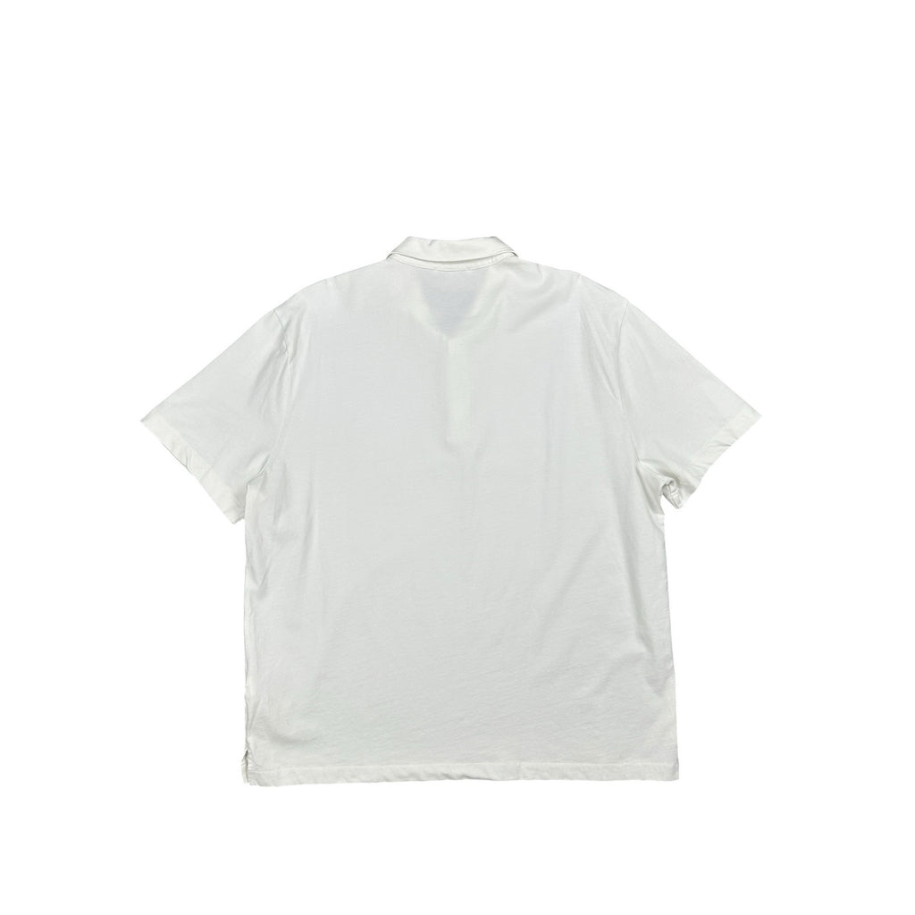 Madewell The Vintage Polo Shirt in White — Size Large // Preowned