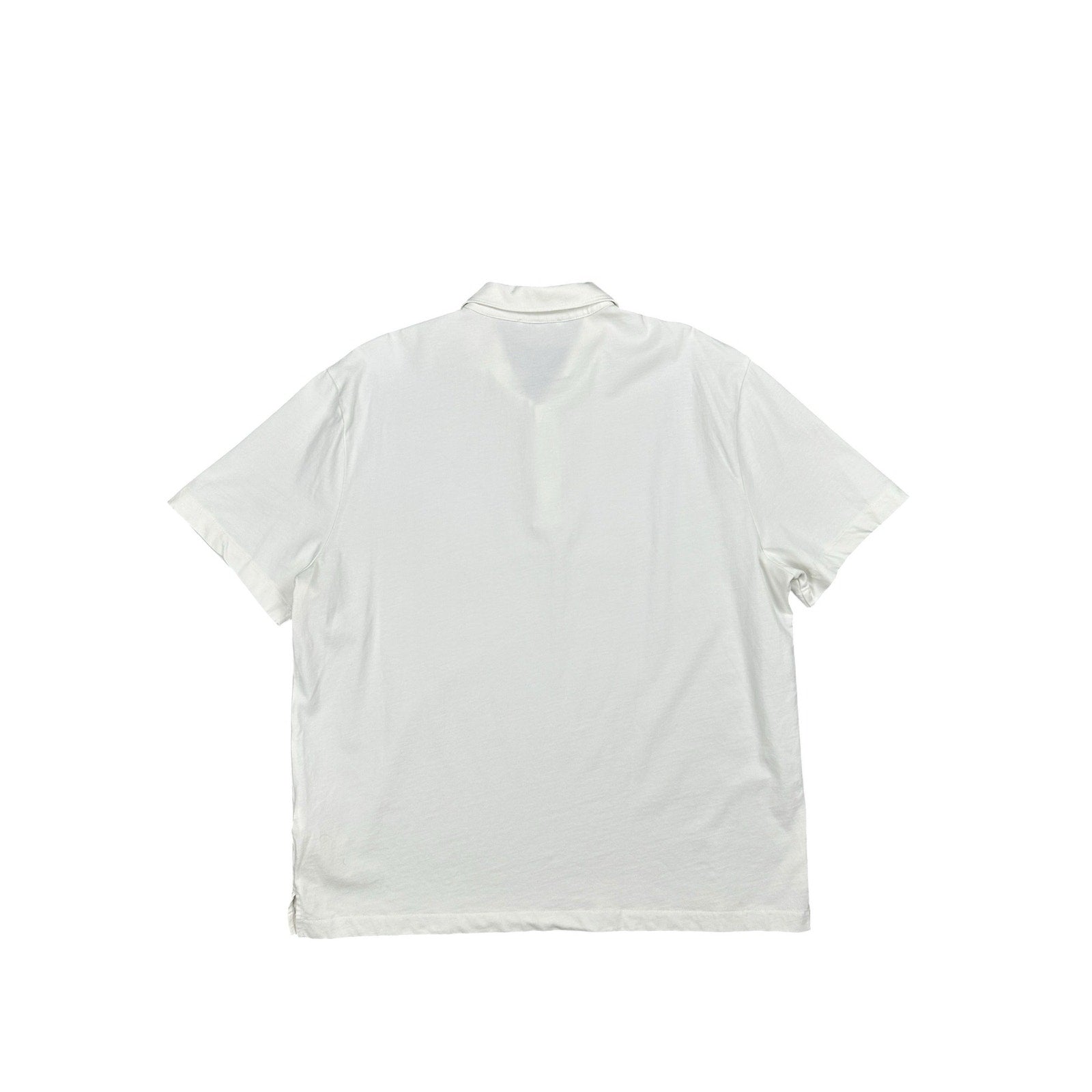Madewell The Vintage Polo Shirt in White — Size Large // Preowned