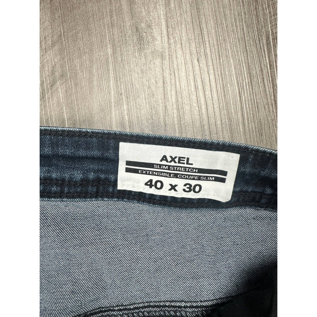 Buffalo David Bitton Axel Slim Stretch Jeans in Dark Wash — Size 40x30 // Preowned