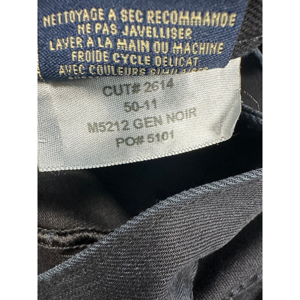 Fidelity Straight Leg Generation Noir Jean in Generation Noir Black — Size 36 // Preowned