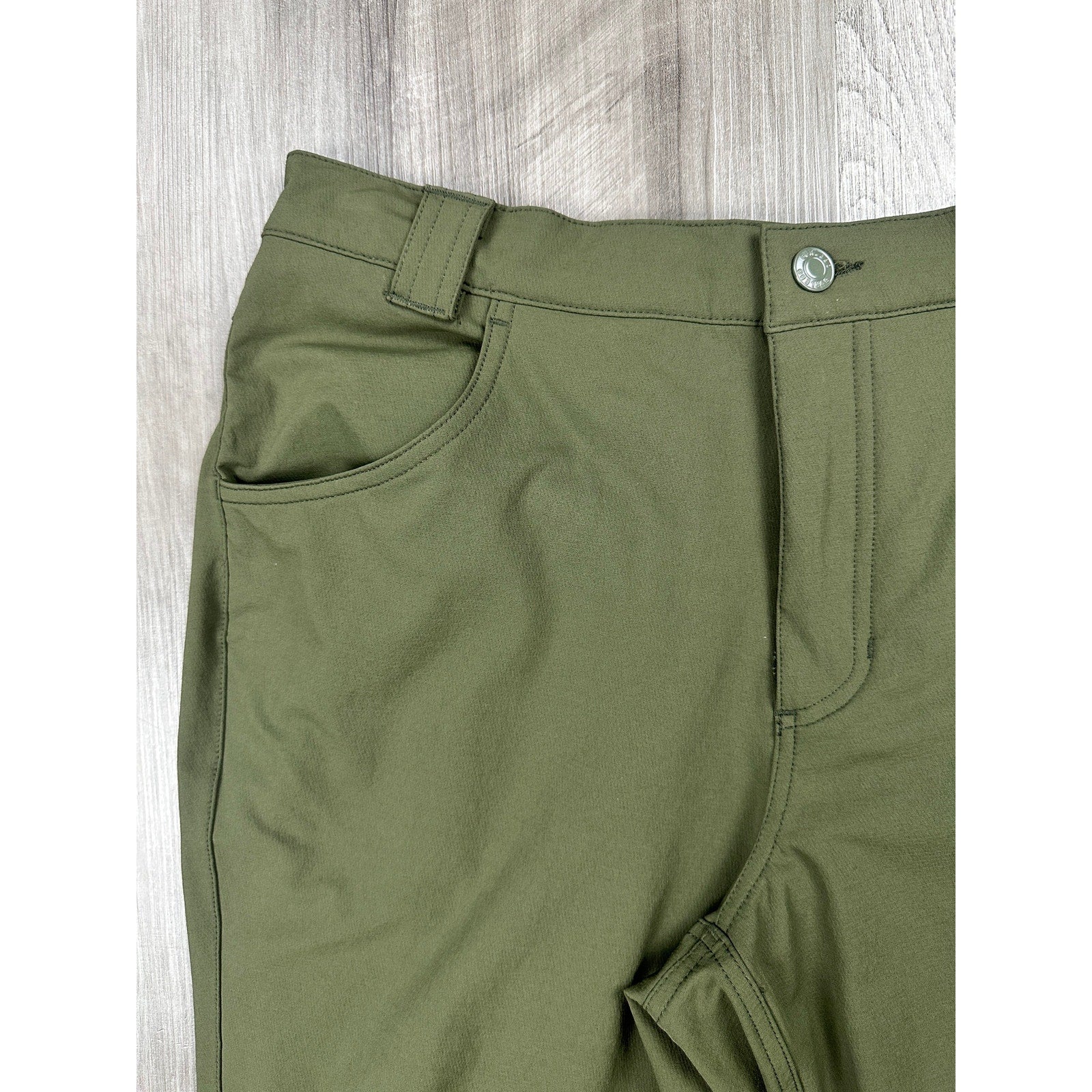 Burlebo Challenger Performance Stretch Pants Olive Green — Medium