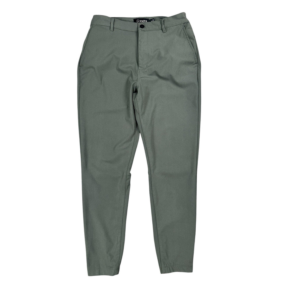 Cuts Clothing AO Slim Fit Joggers in Sage Gray — Size Medium // Preowned