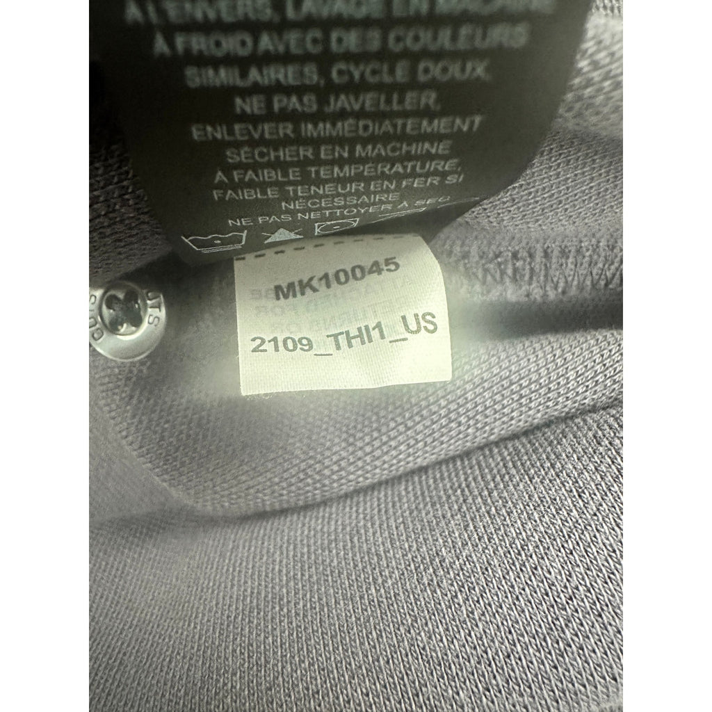 Cuts Clothing Prestige Curve Hem Polo in Grey — Size Medium // Preowned