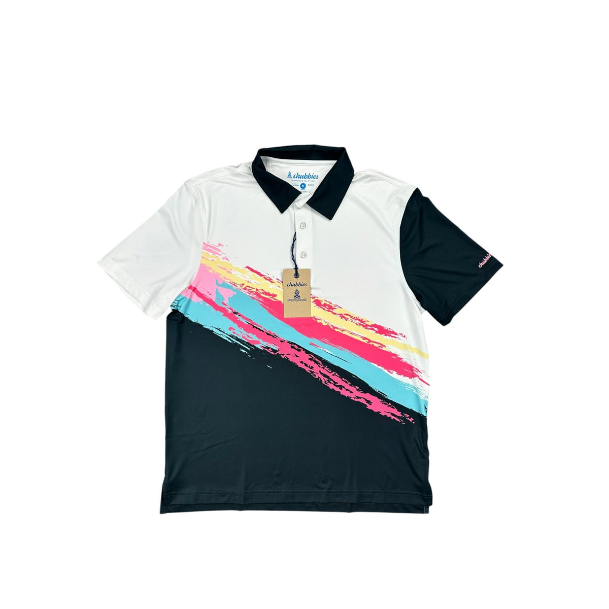 Chubbies The Tennis Champ Performance Polo — Size Medium