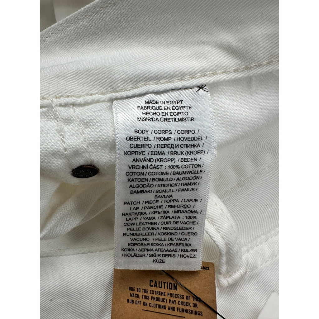 Polo Ralph Lauren Sullivan Slim Pony AOP Stitched Jean in White — Size 30x30