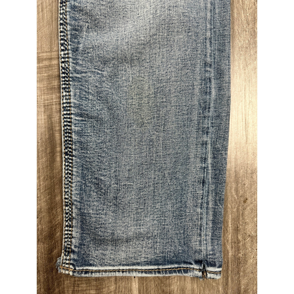 BKE Nolan Straight Leg Stretch Jean in Blue — Size 38R // Preowned