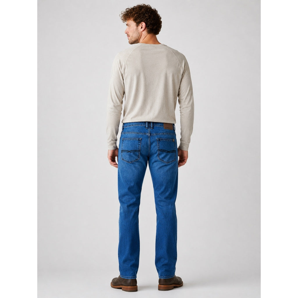 Buffalo David Bitton Jackson Slim Straight Jean in Medium Wash — 40x30