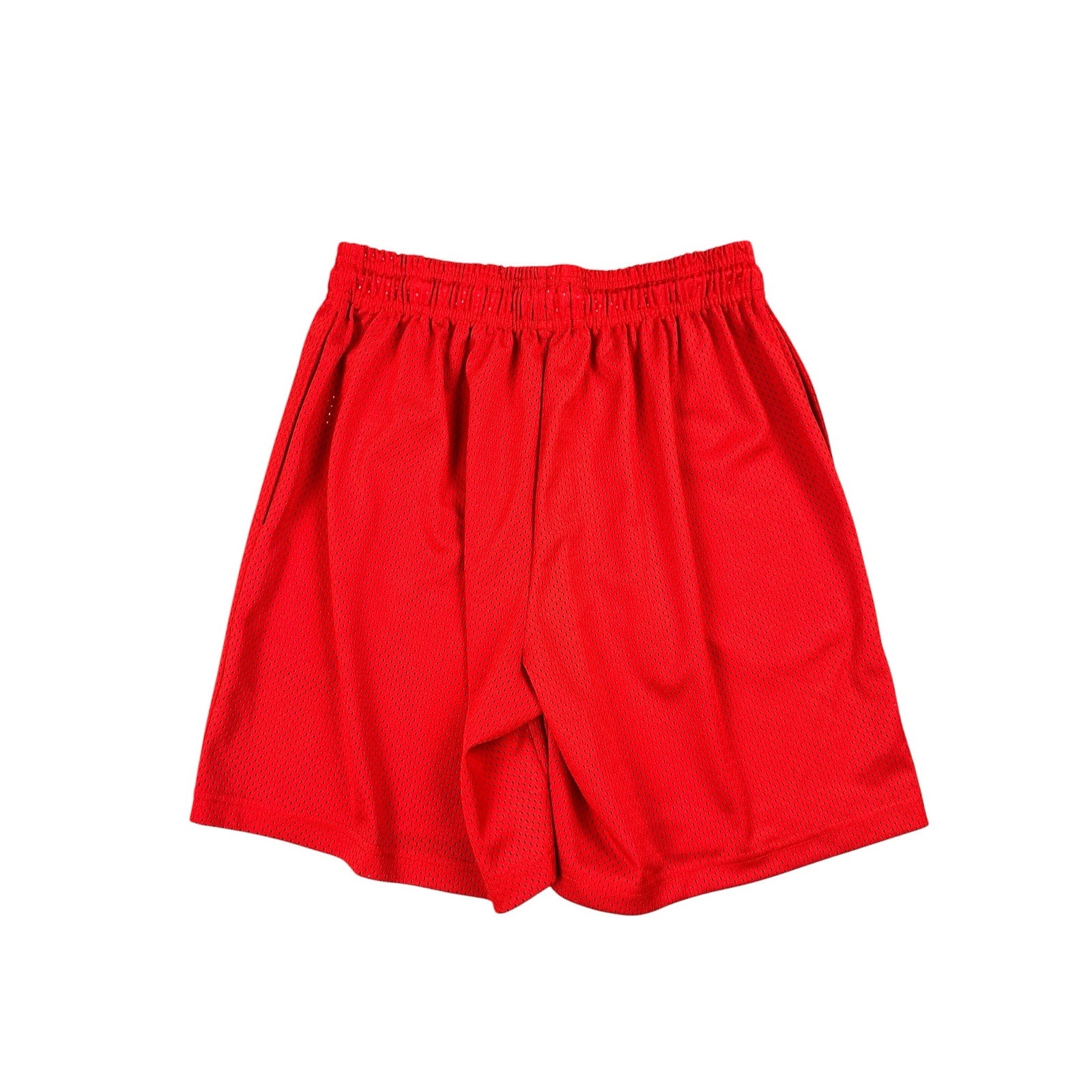 Eric Emanuel Bolt Mesh Gym Shorts in Red, Black and White — Size XL // Preowned