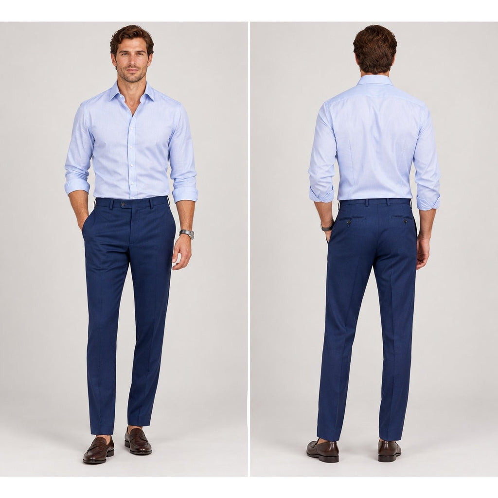 Suitsupply Brescia Tailored Fit Lanificio F.lli Cerruti Wool Trouser Pants — Size 44 (US 28) // Preowned