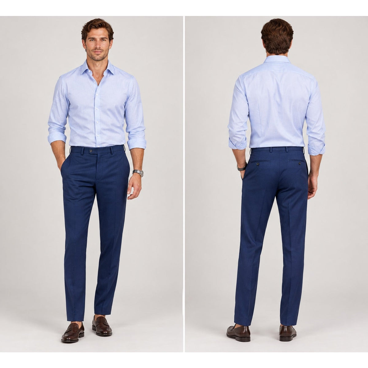 Suitsupply Brescia Tailored Fit Lanificio F.lli Cerruti Wool Trouser Pants — Size 44 (US 28) // Preowned