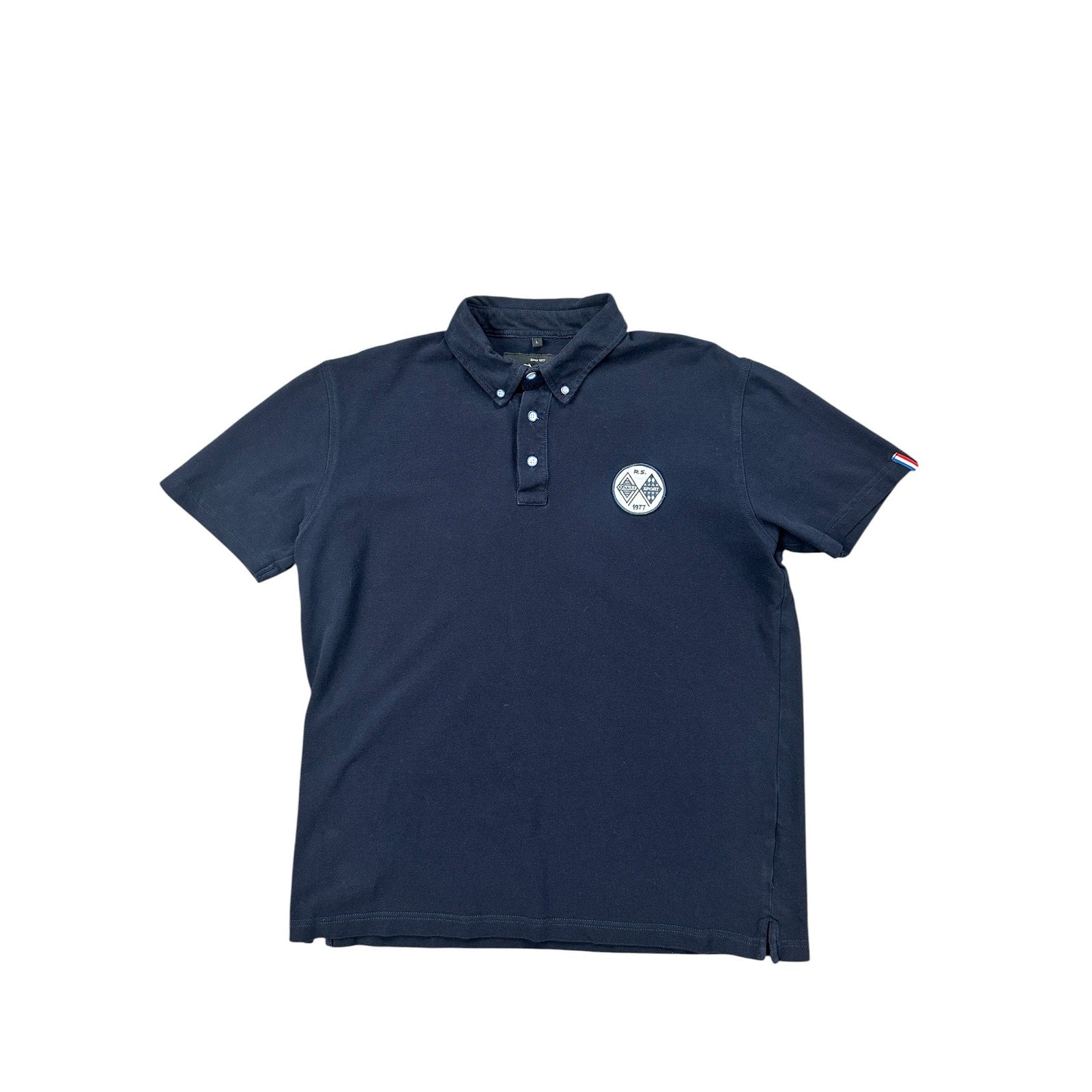 L'Atelier Renault Renault Sport 1977 Polo in Navy — Size Large // Preowned