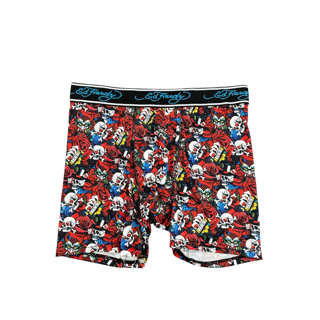 Ed Hardy Performance Boxer Briefs 4-Pack — Size Medium