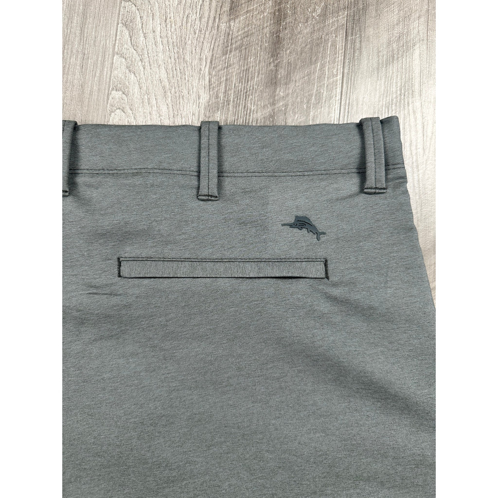 Tommy Bahama On Par Performance Hybrid 10" Shorts (Big & Tall) in Coal — Size 44 Regular