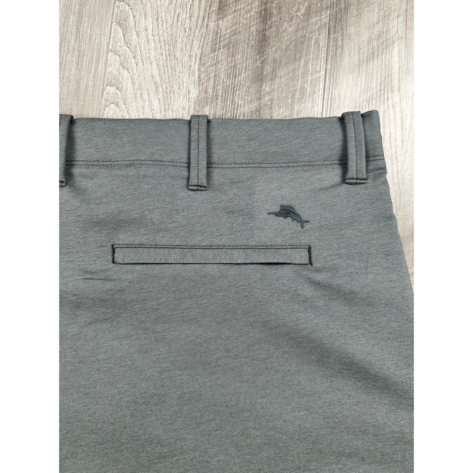 Tommy Bahama On Par Performance Hybrid 10" Shorts (Big & Tall) in Coal — Size 44 Regular