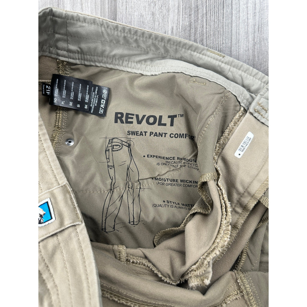 Kuhl Revolt Sweat Pant Performance Chino Pants in Khaki — Size 35x32 // Preowned