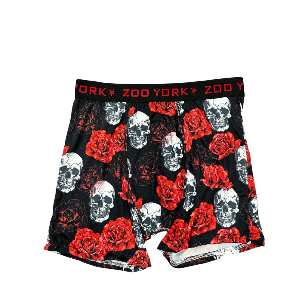 Zoo York Super Soft Brushed Tagless 360 Stretch Boxer Briefs 4-Pack in Multi — Size Small