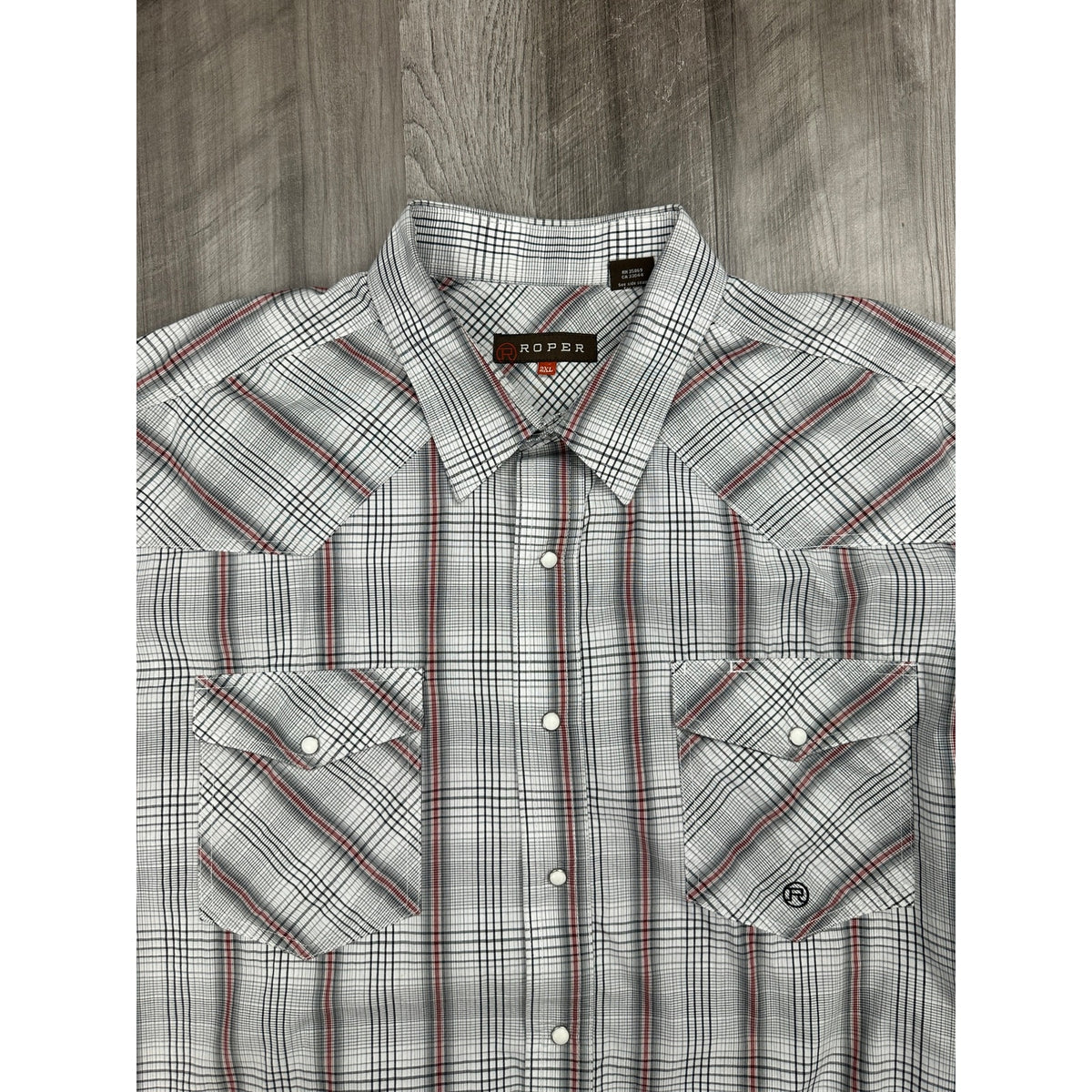 Roper Western Plaid Long Sleeve Pearl Snap Shirt — Size 2XL // Preowned