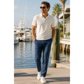 Mizzen+Main Helmsman Performance Slim Fit Chino Pants in Navy — Size 30x32 // Preowned
