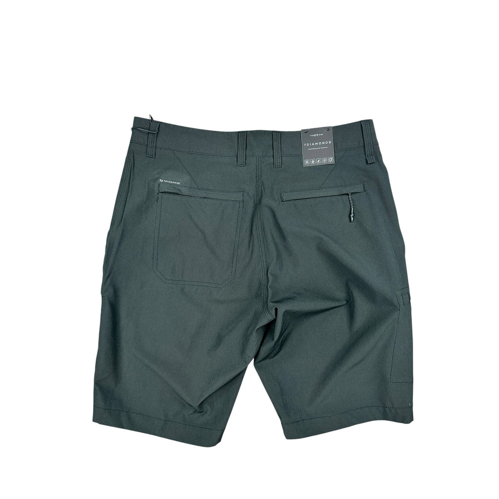 7 Diamonds Sierra High Performance Shorts in Black — Size 29