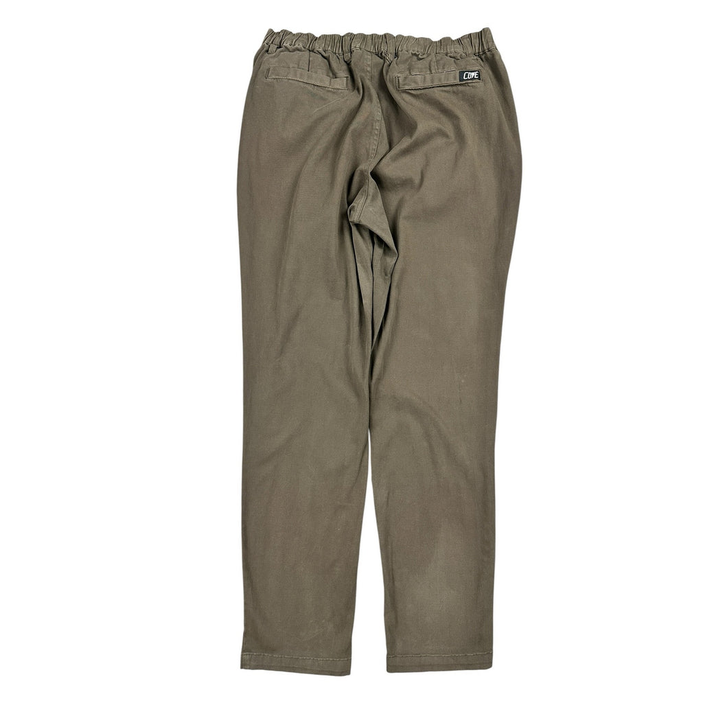 Cove Slim Straight Stretch Chino Pants in Brown — Size 34 // Preowned