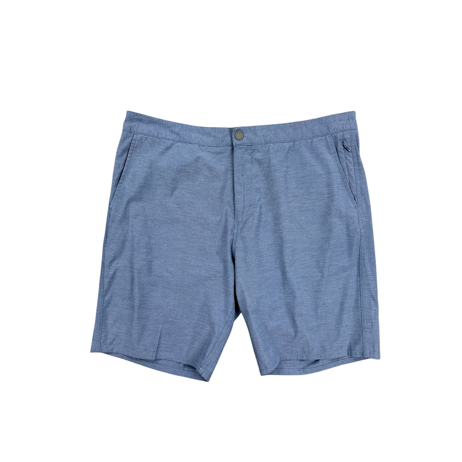 Johnnie-O Dawn 2 Dusk Hybrid Shorts in Shadow Blue — Size 36