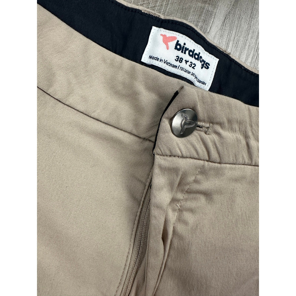Birddogs Stretch Performance Khakis in Khaki — Size 38x32 // Preowned