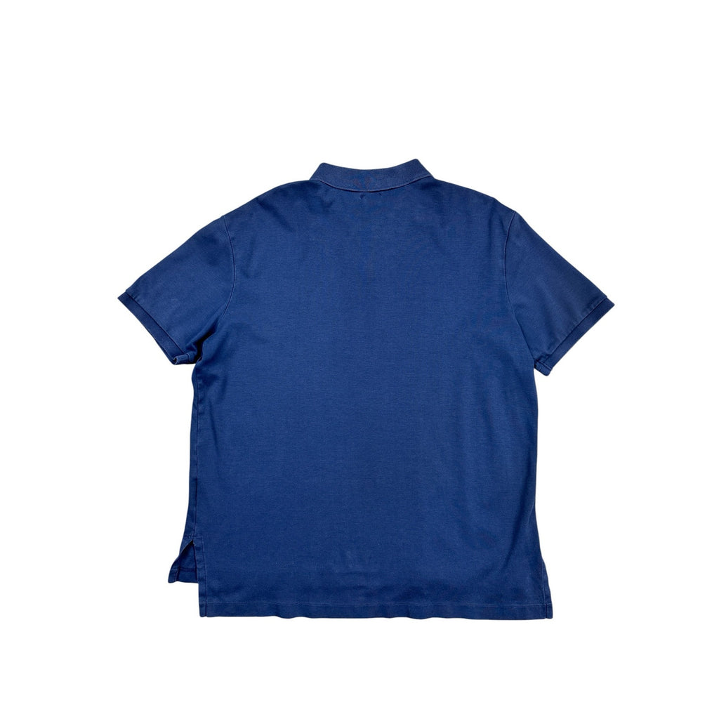 Polo Ralph Lauren Pima Soft Touch Interlock Polo in Navy — Size Large // Preowned