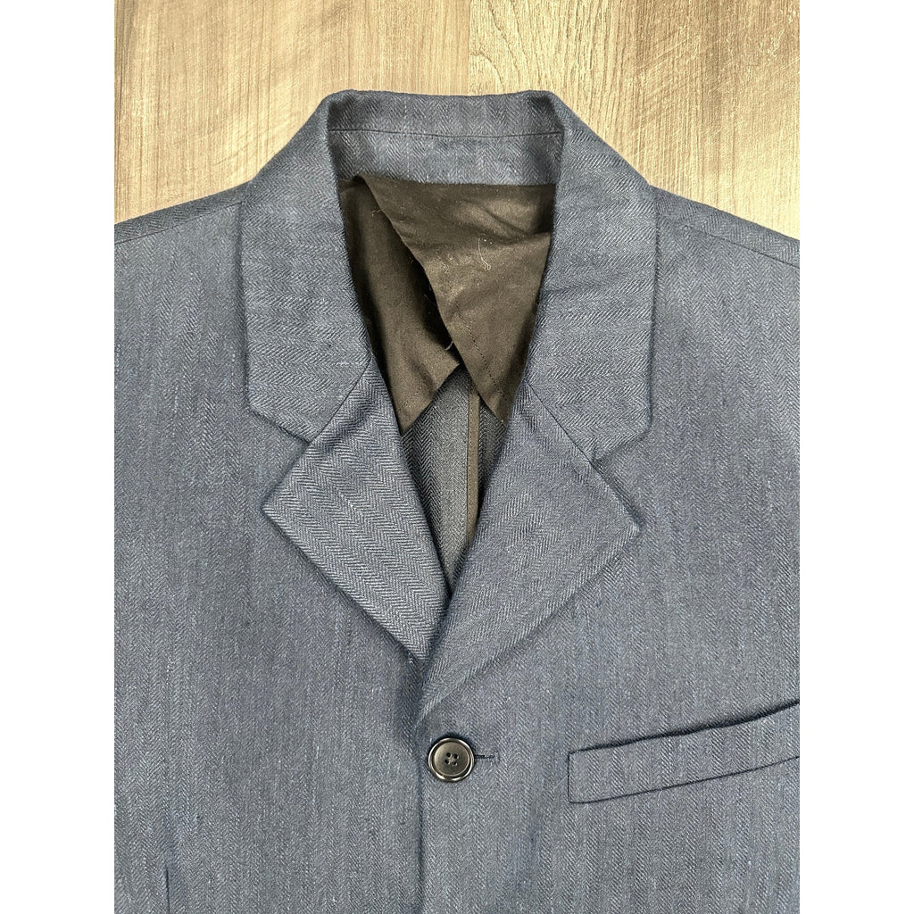 Alex Mill Daniel Four Button Linen Herringbone Blazer — Size XL
