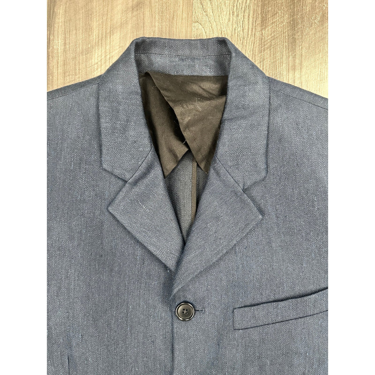 Alex Mill Daniel Four Button Linen Herringbone Blazer — Size XL