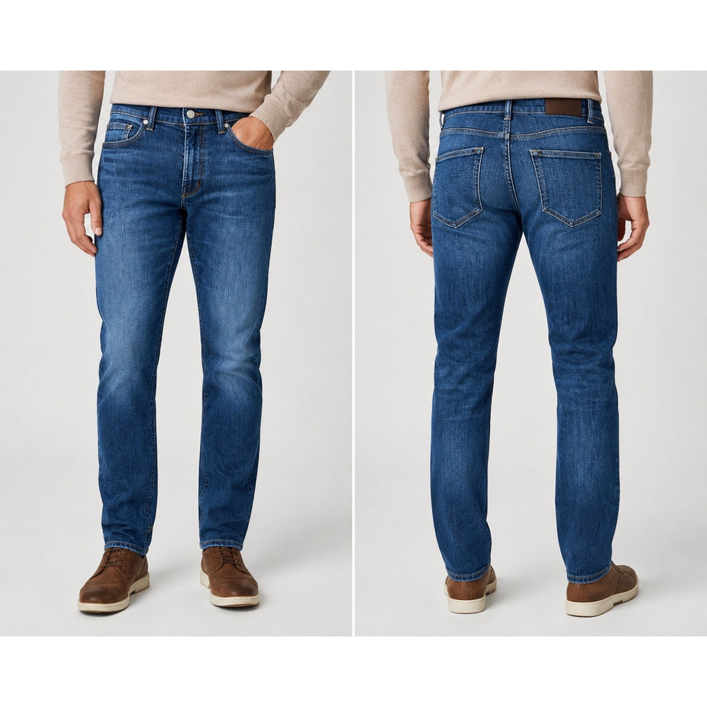 Peter Millar Vintage Washed 5 Pocket Denim Jeans in Blue — Size 32 // Preowned