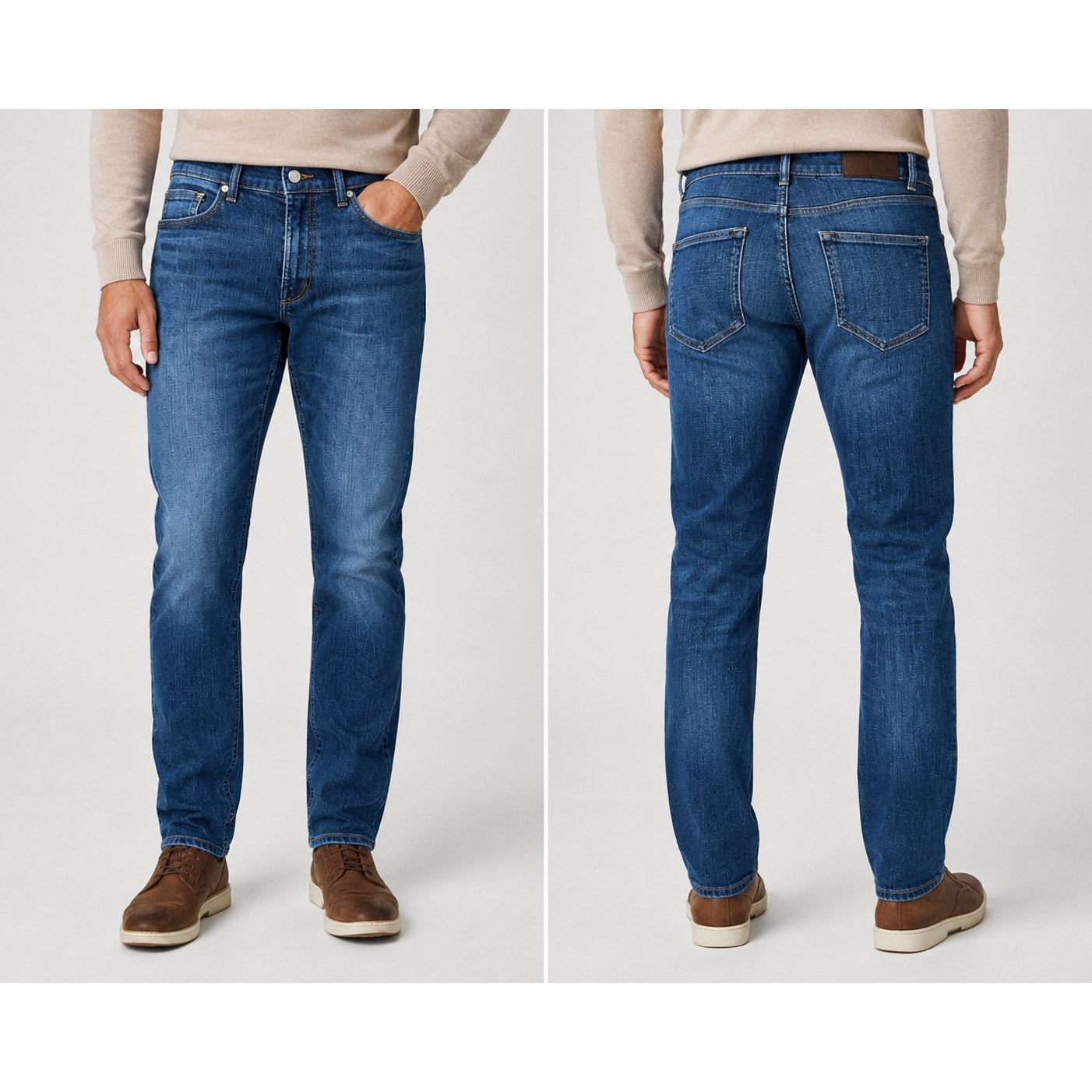 Peter Millar Vintage Washed 5 Pocket Denim Jeans in Blue — Size 32 // Preowned
