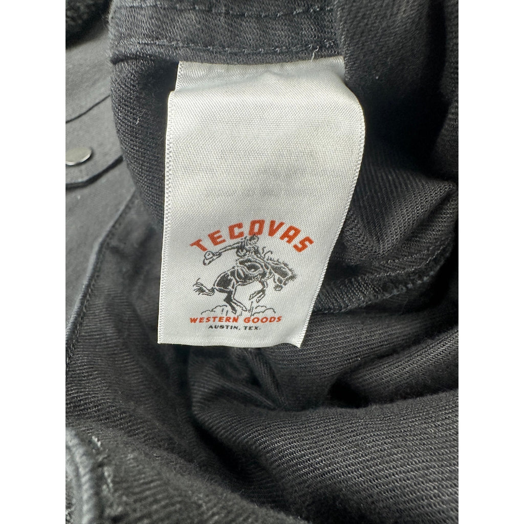 Tecovas Overnight Trucker Sheepskin Collar Denim Jacket — Size Medium // Preowned