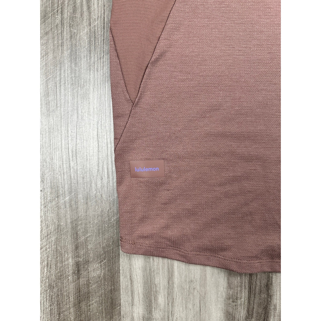 Lululemon Ventilated Hiking Short Sleeve Performance Shirt in Dark Oxide Brown — Size XL // Preowned