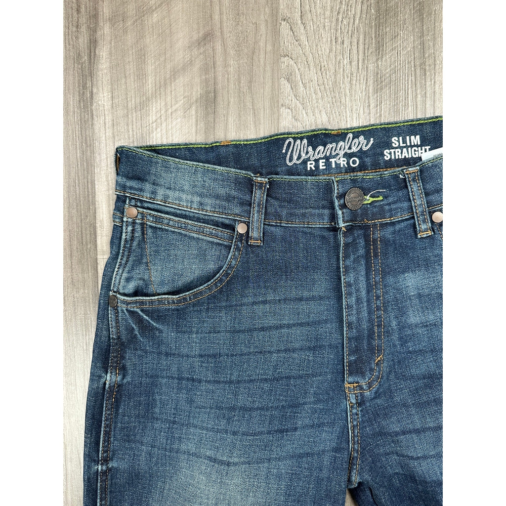 Wrangler RETRO Maverick Slim Straight Jeans — Size 30x34 // Preowned