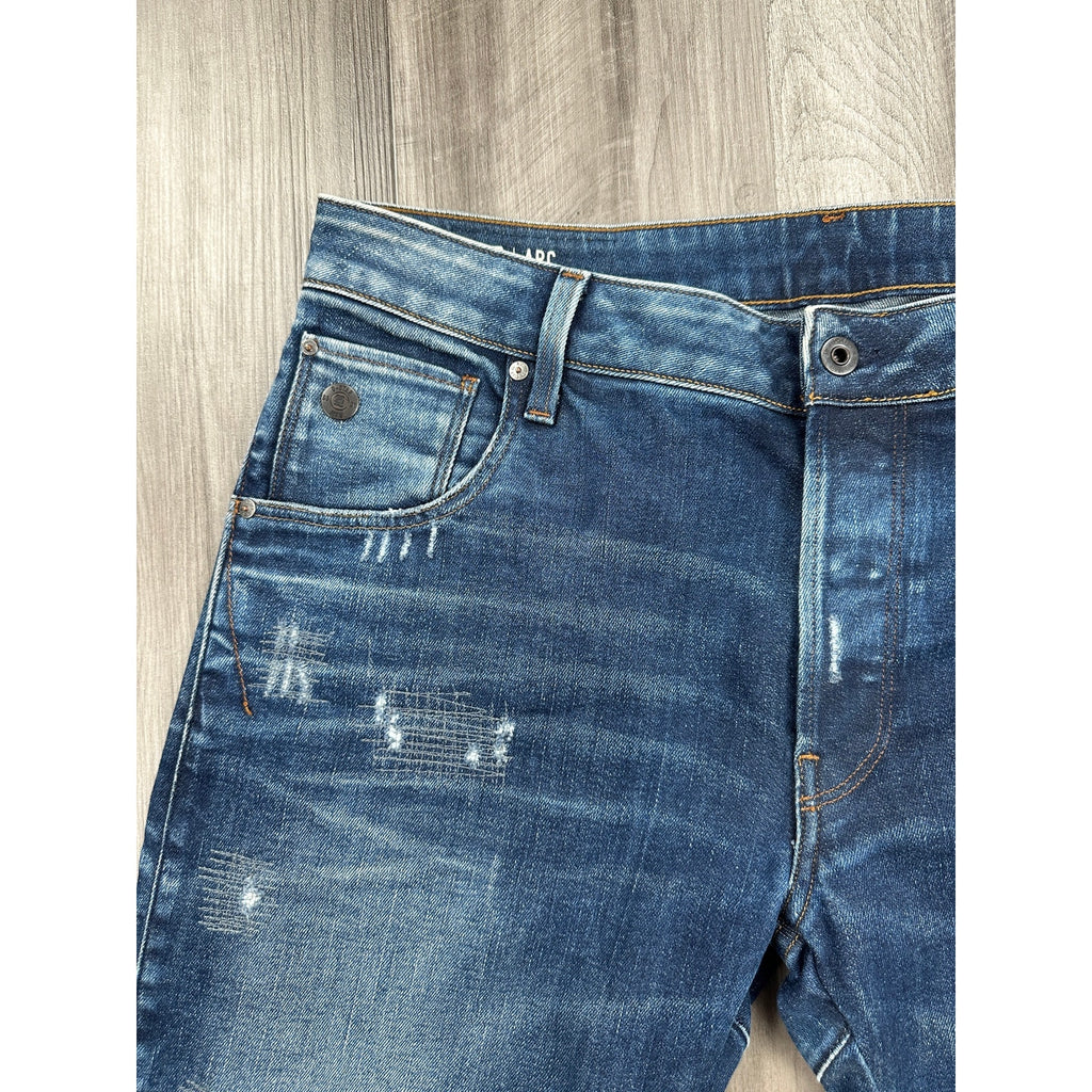 G-Star Raw Arc 3D Slim Restored Denim Jean in Blue — Size 36x32 // Preowned