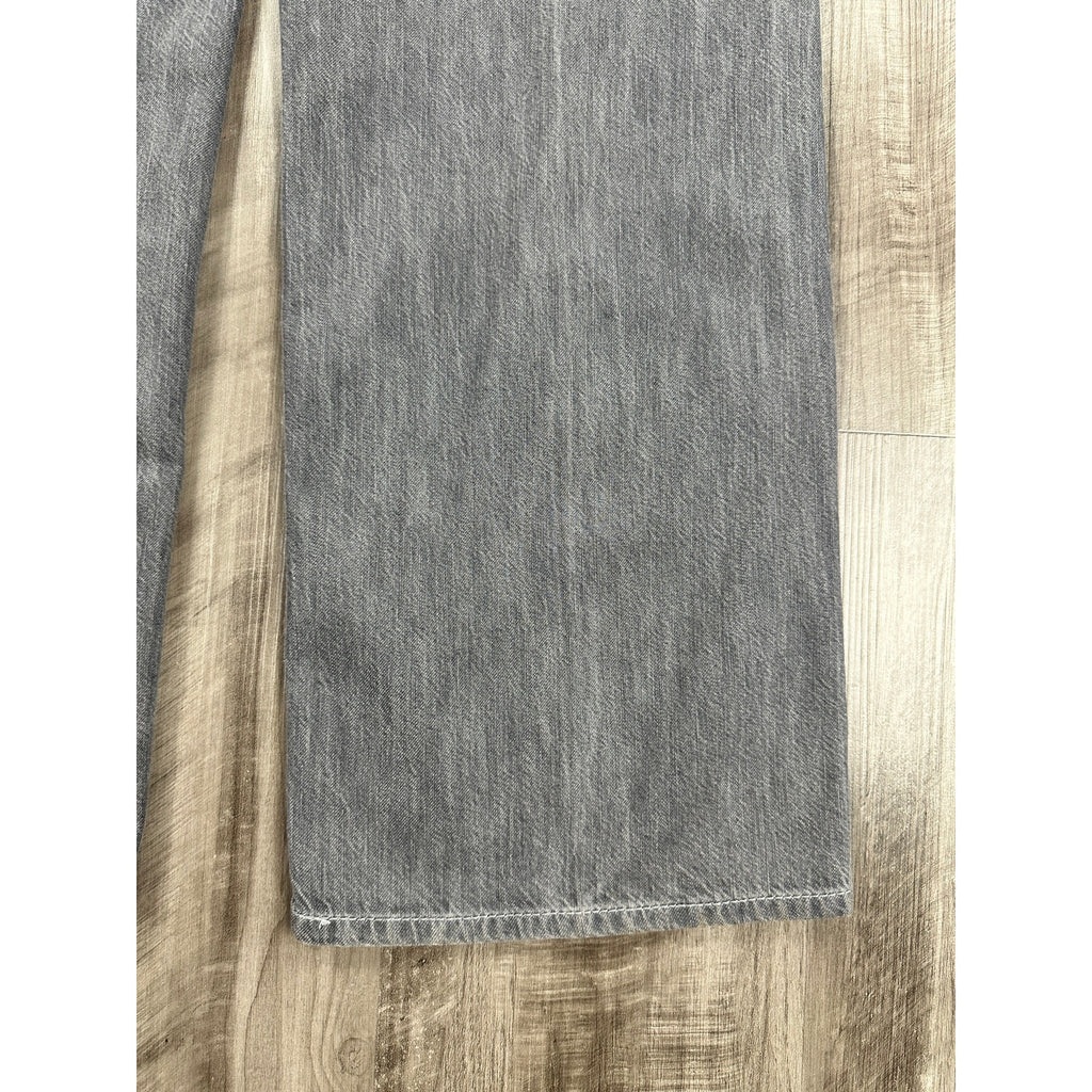 John Varvatos Star USA Authentic Fit Straight Leg Jean in Gray Wash — 36x30